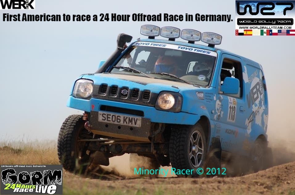 First Mexican American to race and finish the 24 hour GORM offroad race in Germany in 2012.